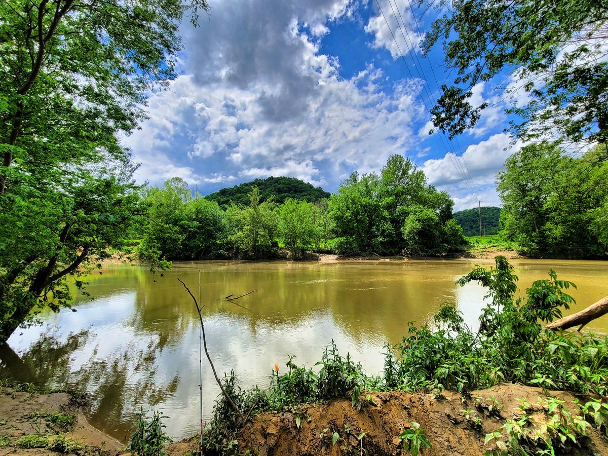 kentuckygirl_UK's tweet photo. Perfect day in Estill County 👌🥰🎣
#fishinhole #KyRiver #kywx  @Kentuckyweather @BluegrassScenes @ThePhotoHour https://t.co/B2p4Jufv5z