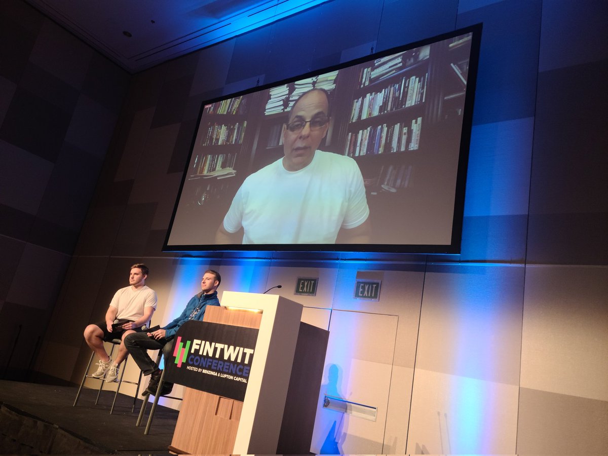 markminervini's tweet photo. Just finished speaking virtually at the FinTwit conference in Las Vegas.  It was my pleasure. Hope it was helpful. Best wishes everyone. https://t.co/hW7BSD29zm