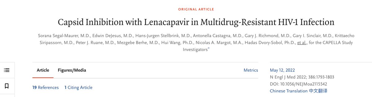 🔥Hot of the Press🔥

The first-in-class capsid inhibitor, Lenacapavir, shows greater viral reduction at day 15 compared to placebo in the CAPELLA trial. Find the full trial here: nejm.org/doi/full/10.10…