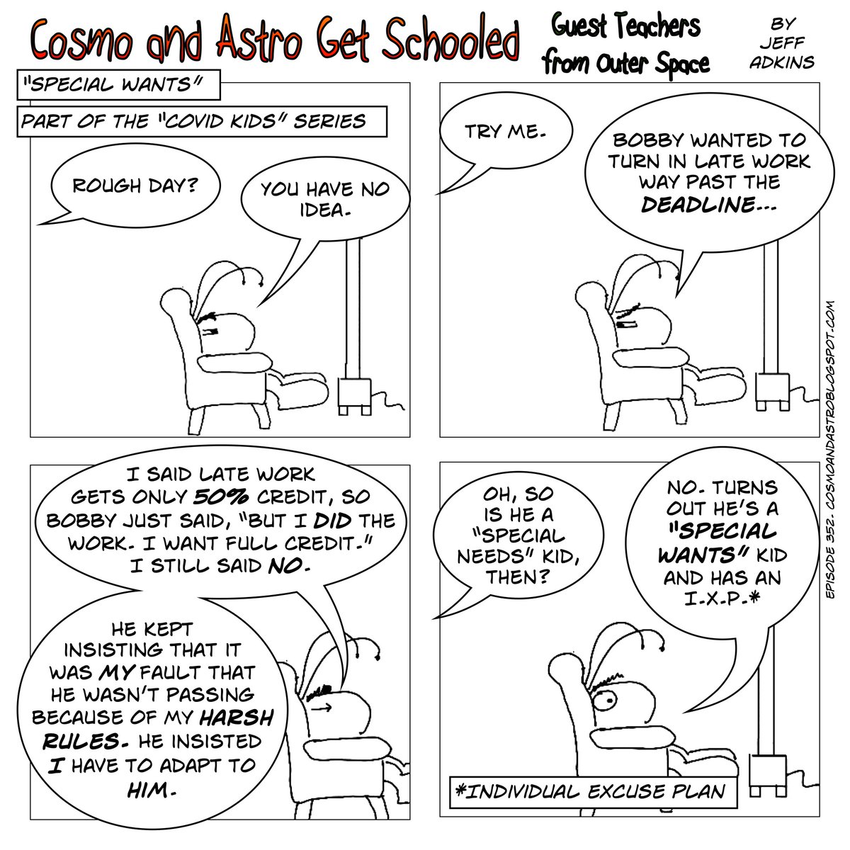 astronmyteachr's tweet image. #covid #covidteaching #deadlines #teacherhumor #Comiclife