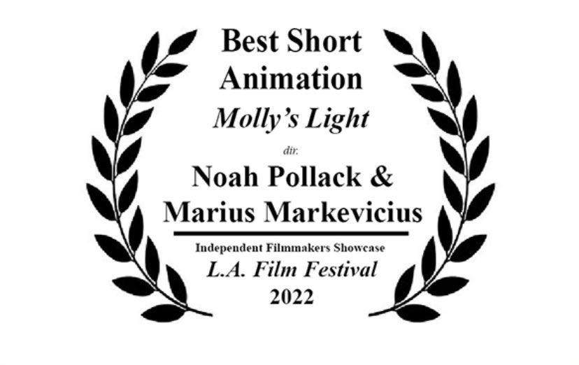 Congrats to #mollyslight which just won best animated short <a href="/LAFilmFestival/">LA Film Festival</a> !! <a href="/franco_rigon/">franco_rigon</a> &amp; I had the pleasure of doing the music 4 this beautiful movie inspired by a young girl who was taken from this world far too soon. May her memory be a blessing #Amazing <a href="/KayeSteinsapir/">Kaye</a>