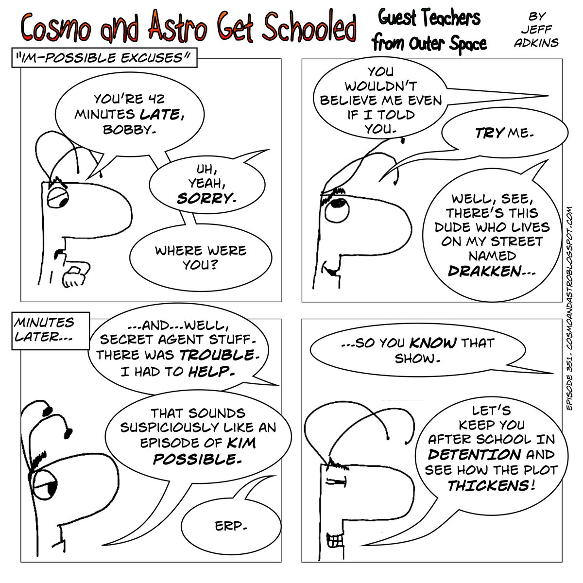 astronmyteachr's tweet image. #teaching #Covidteaching #kimpossible #drakken #tardies #ComicLife