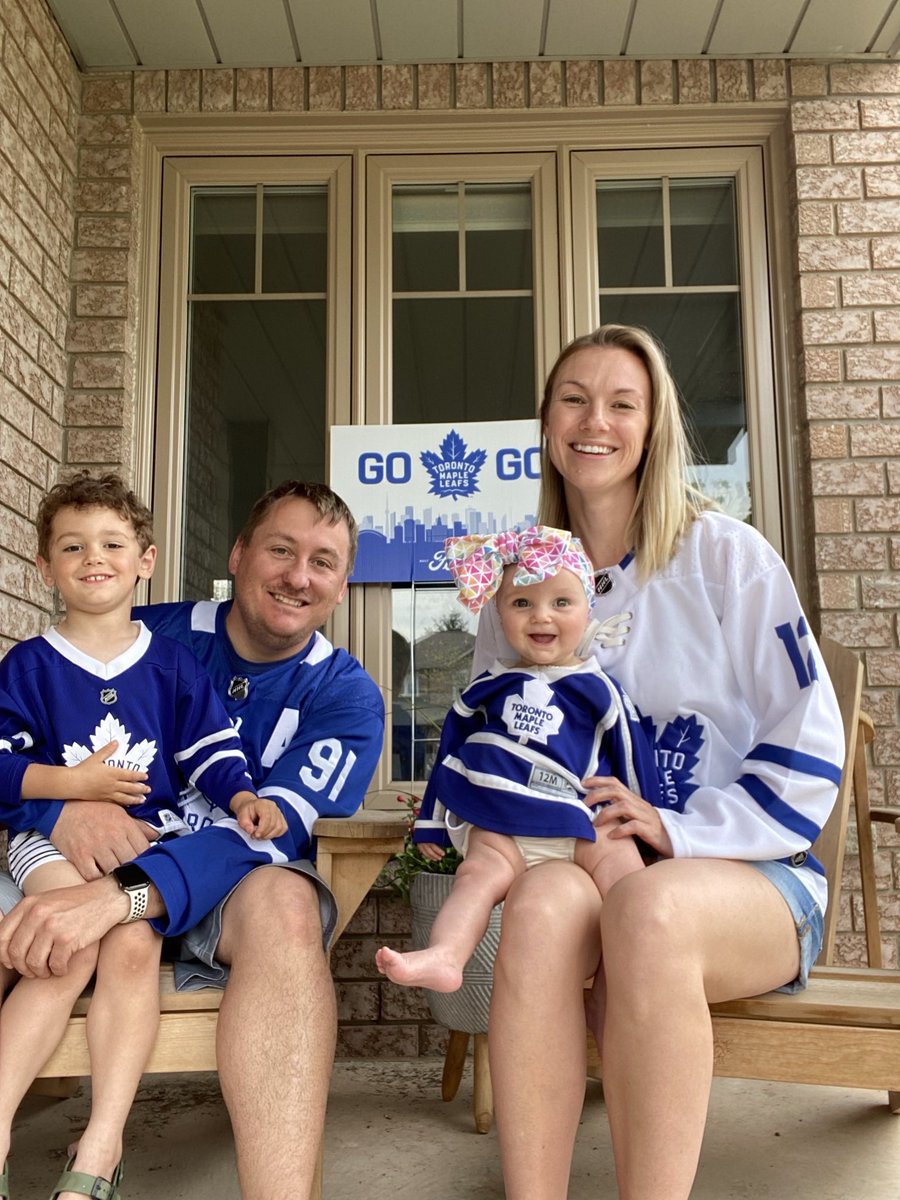 mskpower's tweet photo. A whole lot has changed in a year, but our love for the Leafs most definitely has not. 
GO LEAFS GO!! 🏒💙🤍💙🏒
@mrjmeyer @MapleLeafs @TheFordFANatic https://t.co/Ug6KuQBZnE