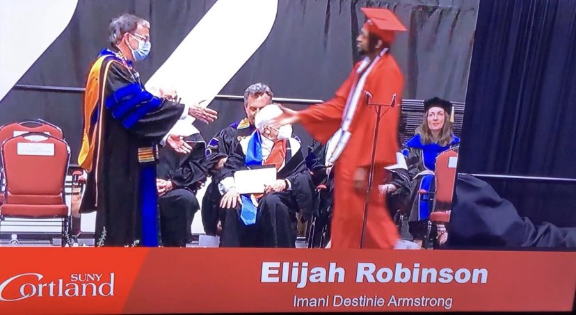 Graduation day! A proud day for #TeamRobinson. Shout out to Elijah for staying focused on the goal! Let’s go!