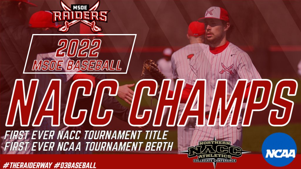 MSOE Raiders on Twitter "⚾MSOE_Baseball I CHAMPIONS It's our time now