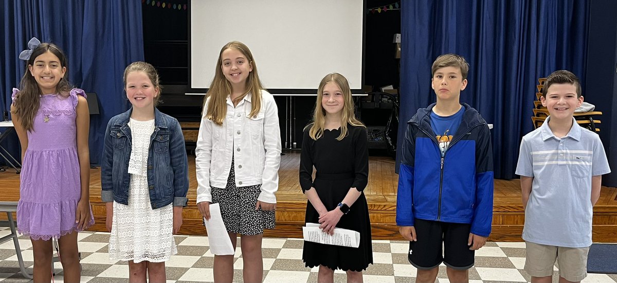 2022 Superintendent Citizenship Award nominees for Hindley. An impossible choice- all such terrific kids!