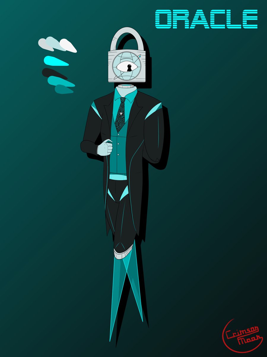 Cr1ms0nM00n's tweet photo. Say hello to Oracle! He’s a sentient AI starring in the YouTube analog horror series the Oracle Project by Vintage Eight! He doesn’t have a design in the series, so my buddies and I made our own 😊
#TheOracleProject #VintageEight #objecthead #analoghorror https://t.co/E9WD3onj4k