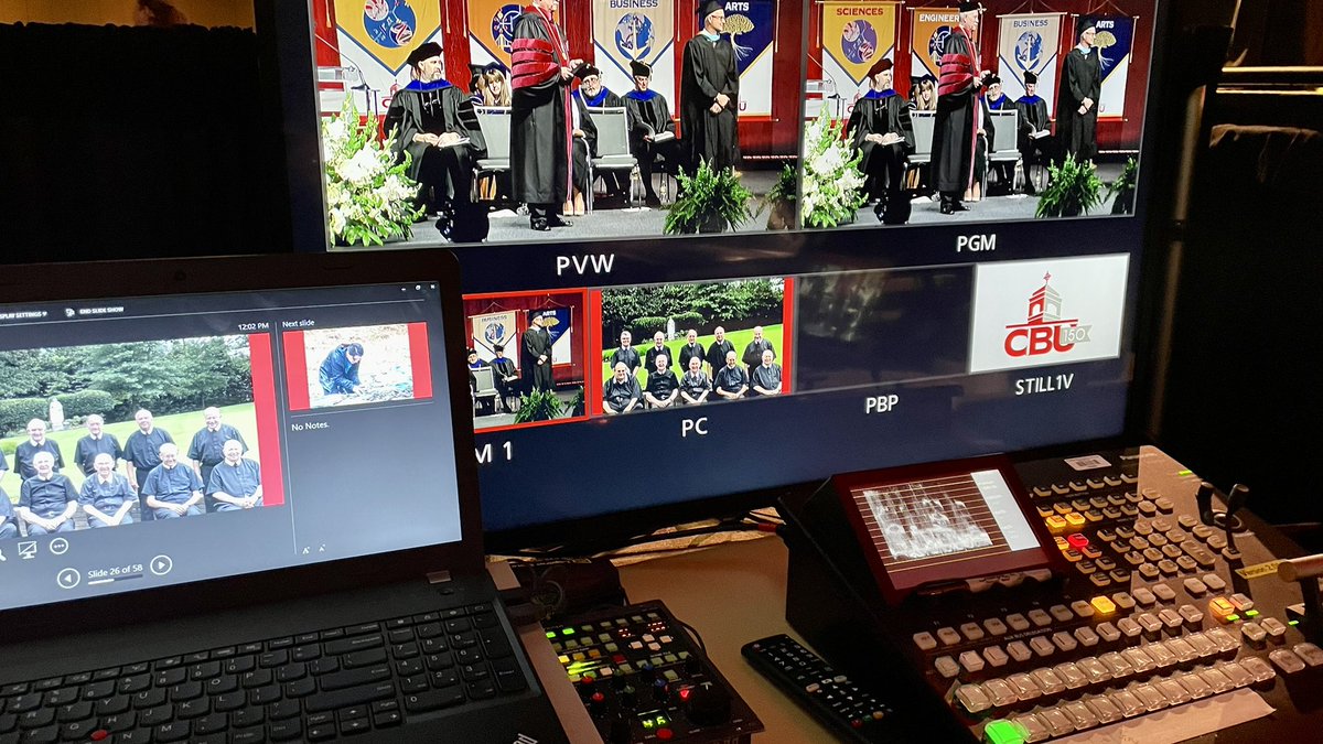 morewithlesd's tweet photo. Christian Brothers University 2022 Commencement Exercises#prestigeav#renasantconventioncenter https://t.co/etCvJmUZq4