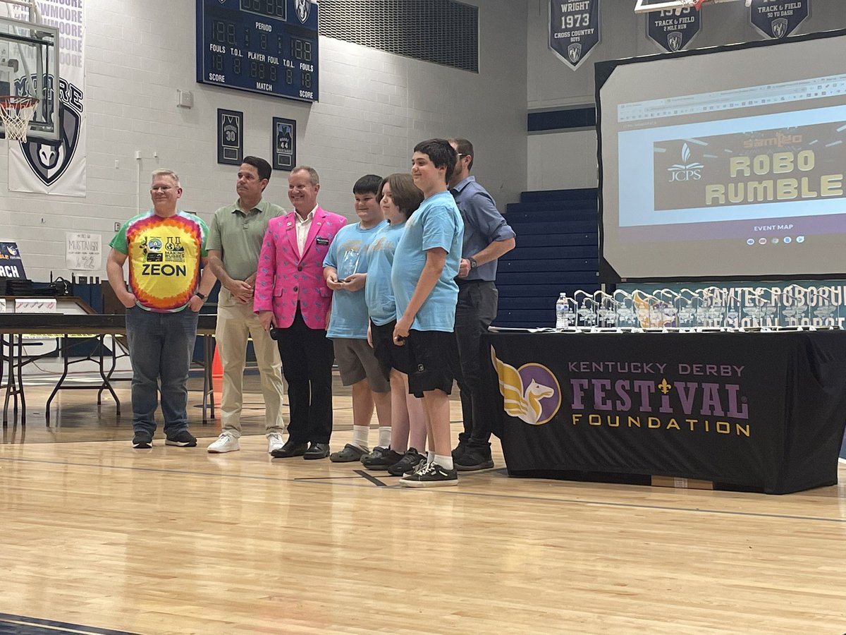 Congrats Sumo winners!!! <a href="/MeyzeekMiddle/">@MeyzeekMiddle</a> <a href="/Newburg_JCPS/">Newburg Middle School</a> and Eisenhower.