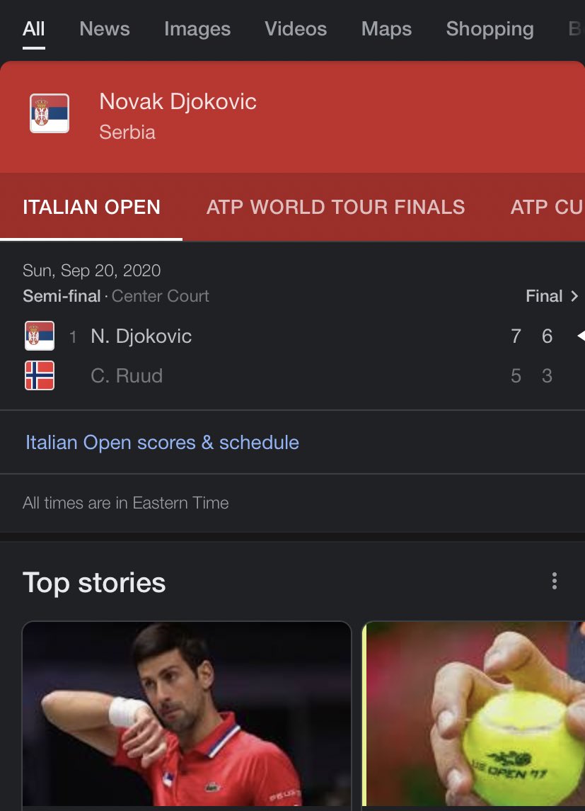 lockysand's tweet photo. ATP Italian Open Matchup
🎾Novak Djokovic -1.5 (-155)

Have to ride the 🐐 on this one. He’s smacked this the last 2 times he’s faced Ruud. https://t.co/kaKRfn933E