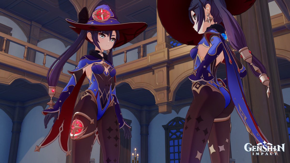 takerughost26's tweet photo. Mona and mona >w< #Genshinlmpact #Mona #AstralReflection #EnigmaticAstrologer #PS4share https://t.co/NEIFQwa5dW