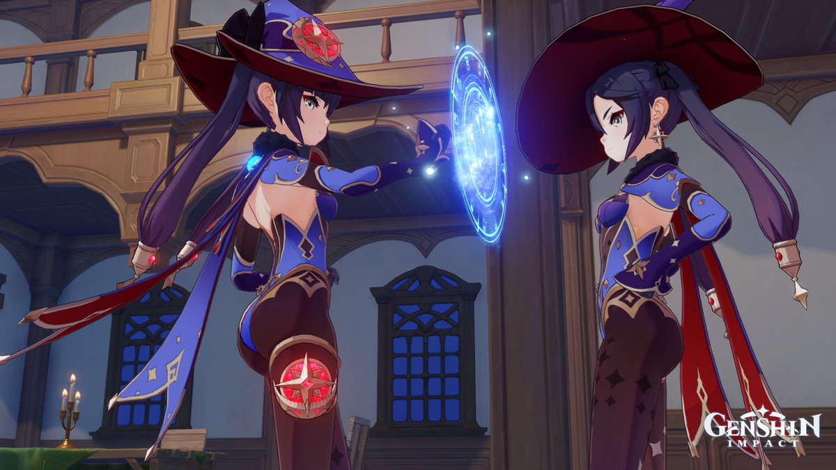 takerughost26's tweet photo. Mona and mona >w< #Genshinlmpact #Mona #AstralReflection #EnigmaticAstrologer #PS4share https://t.co/NEIFQwa5dW