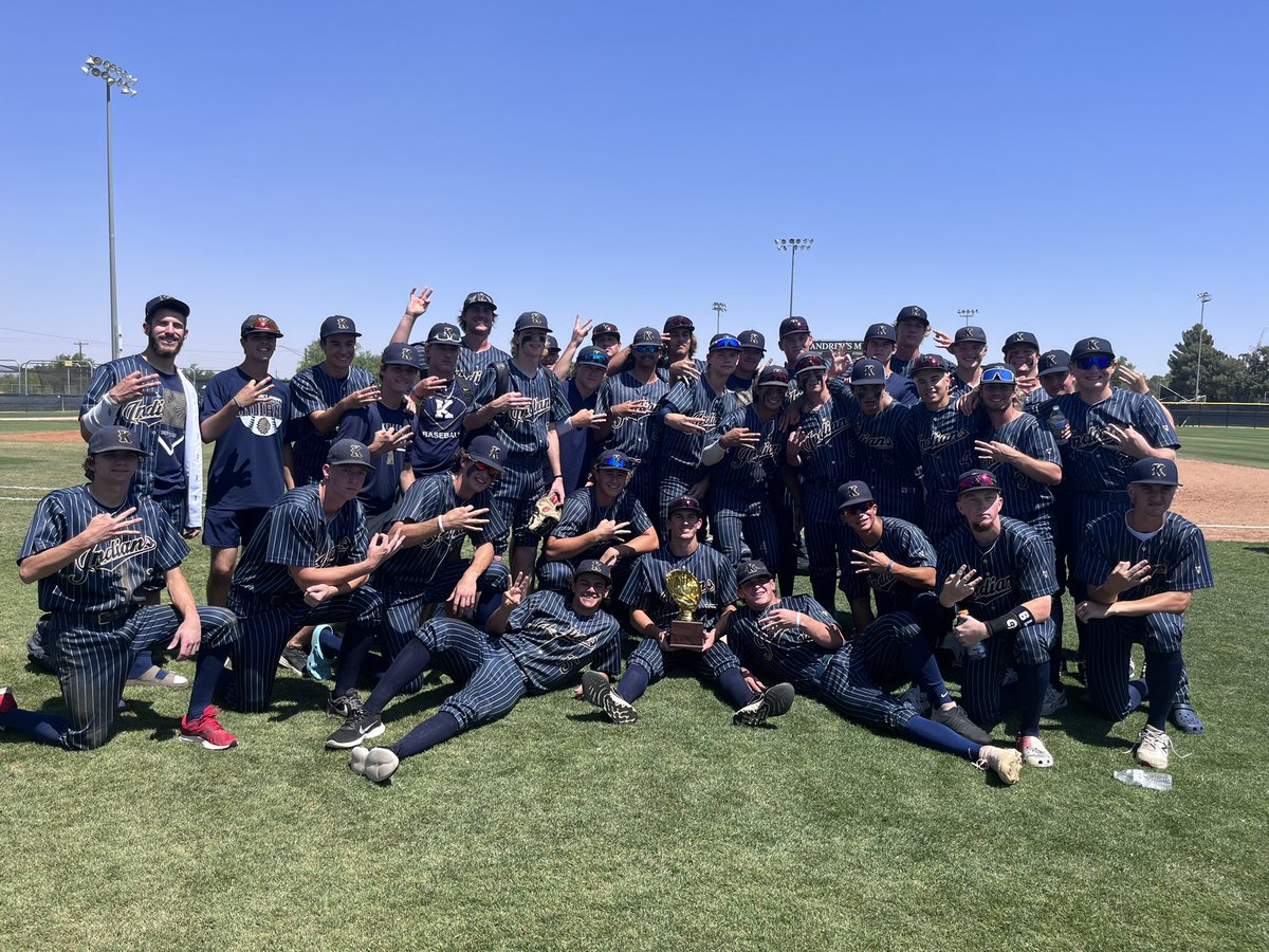 KHSATs's tweet photo. Congrats to @KHS_Baseball on becoming Area Champions with a final score of 5-1. Proud of you. Let’s continue to #WinTexas #GoldGloveSzn
@KHSIndianNation @KISDAthletics @KHSBooster @MrsSimmonsKHS https://t.co/yLg92zlkLH