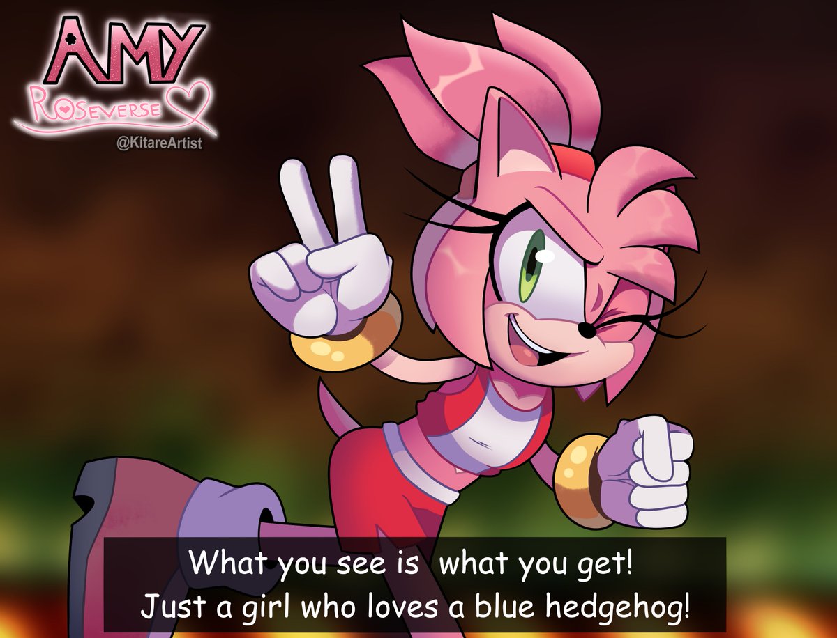 KitareArtist's tweet photo. ✨ Roseverse Amy is ready to fight on the ARK!!!✨

#Sonic #Roseverse #Sonicau #AmyRose #roleswap #Sonamy #SwitchRoles #SonicAdventure2 https://t.co/9f9jCMQPNj