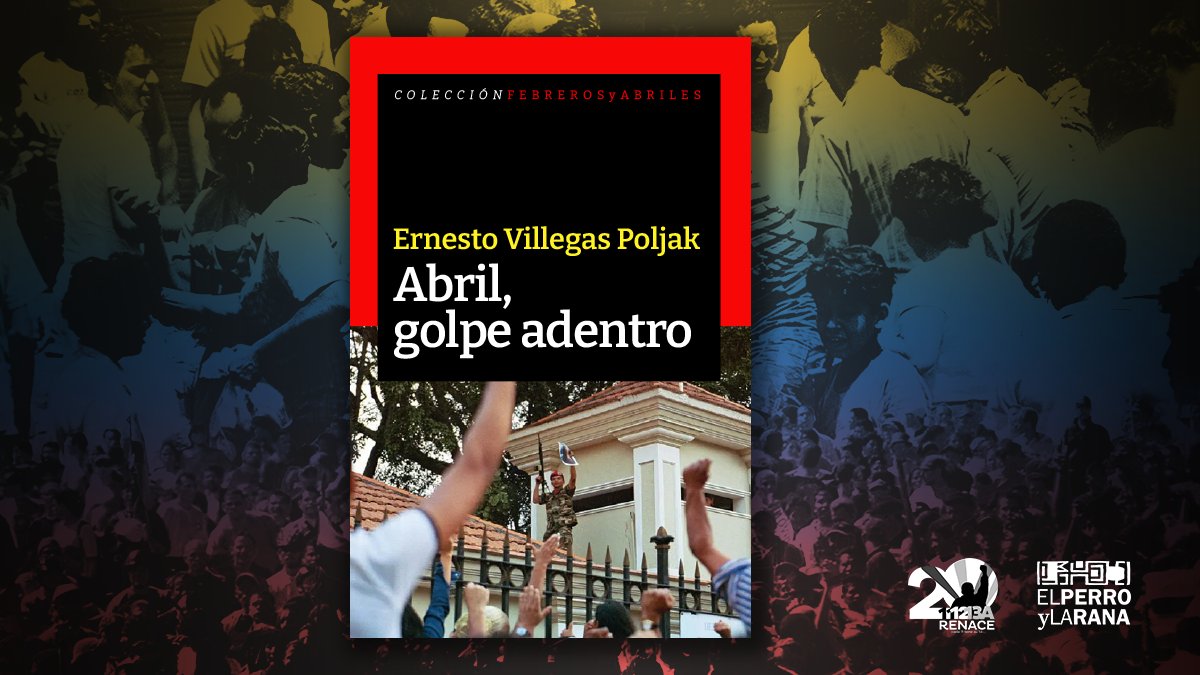 'Abril, golpe adentro de @VillegasPoljak , un excepcional reportaje histórico –como él lo define–, en el que se percibe con facilidad la profundidad, la agudeza y el detalle que solo puede ofrecer un avezado periodista'. Vladimir Padrino López. Descarga: bit.ly/LibroAbrilGolp…