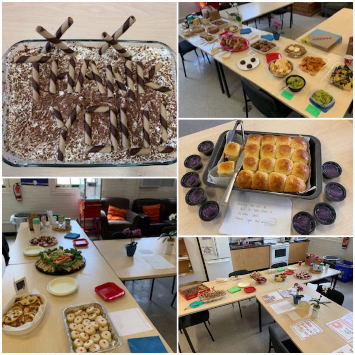 colleend29's tweet photo. It was Teacher/Staff Appreciation Week at  @orioleparkjps so we stocked the staffroom with snacks, treats, and drinks all week long!!
Thank you teachers and staff for doing such incredible work! https://t.co/iXVCWQihFL