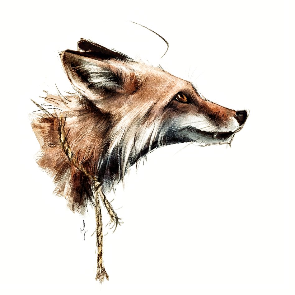 「Gallows Fox 」|Skia𓅃🌹のイラスト