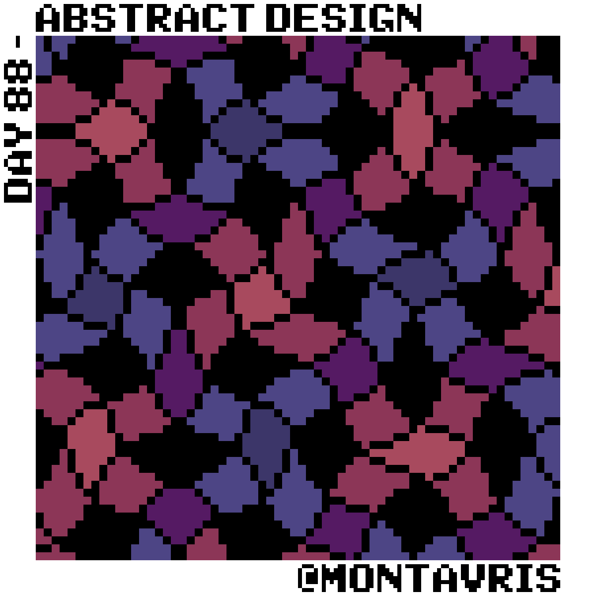 Day 88 of @Pixel_Dailies #pixel_dailies

An #AbstractDesign
