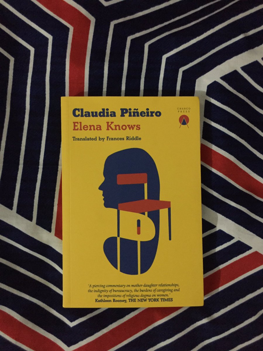 Piñeiro captures both the head as well as heart by exploring a very important subject through an unforgettable protagonist, with the brilliance and succinctness of the translation by Frances Riddle. A very strong contender for #2022InternationalBooker @claudiapineiro @CharcoPress