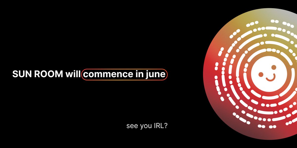 SUN ROOM — Launching: June 2022 tweet media