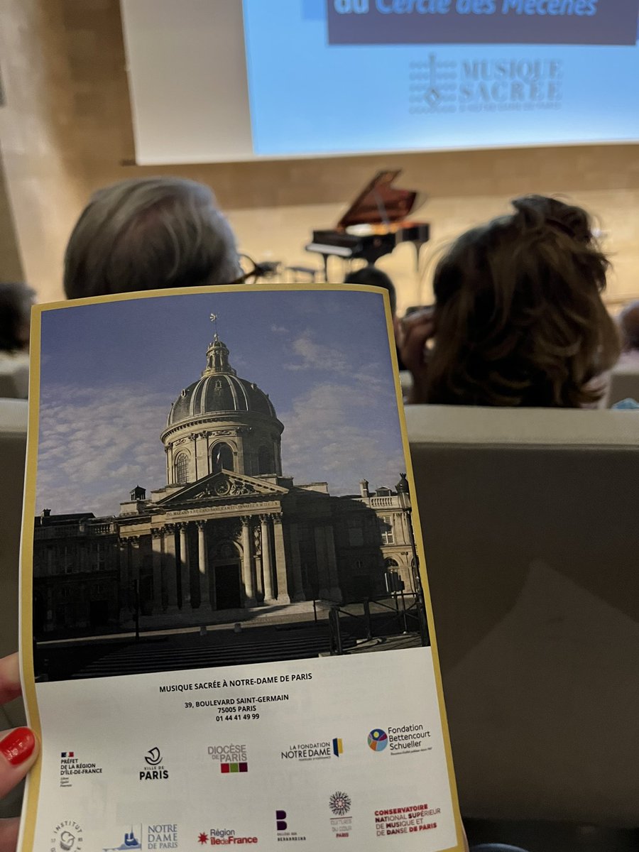 Ce soir, nous sommes heureux d’accueillir au sein de notre auditorium la maîtrise Notre-Dame pour son concert « Aimez-vous Brahms ? » et le lancement de son cercle des mécènes. <a href="/henrichalet/">Henri Chalet</a> <a href="/notredameparis/">Cathédrale Notre-Dame de Paris</a> #mécénat <a href="/Paris/">Paris</a> <a href="/ParisSociety/">Paris Society</a> <a href="/dioceseparis/">Diocèse de Paris</a> <a href="/Fondation_BS/">Fondation Bettencourt Schueller</a> <a href="/iledefrance/">Région Île-de-France</a>