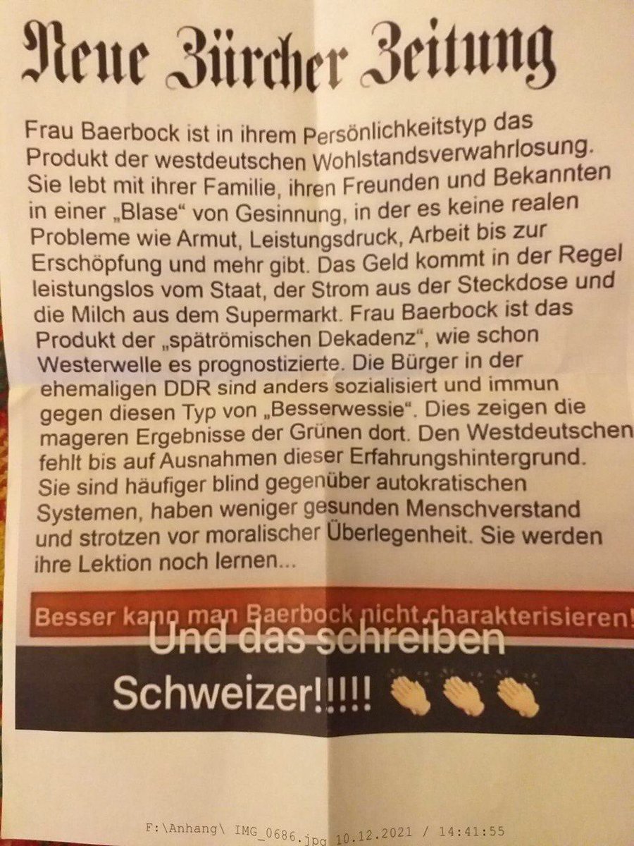 #Baerbock so sieht die Schweiz unsere Außenministerin