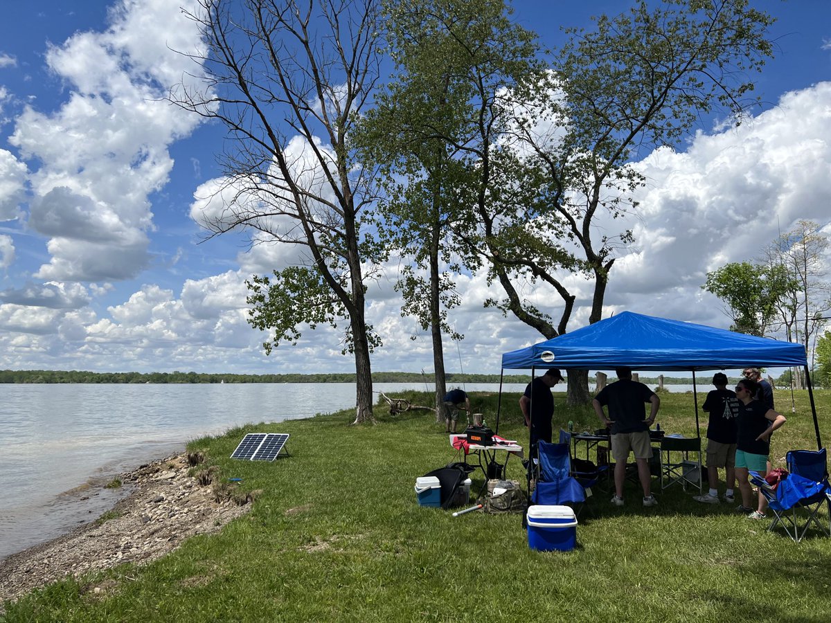 Sandy_Mackey's tweet photo. Visited the #DELARA #ParksOnTheAir station at Alum Creek State Park. #POTA #N8YS #KE8O #hamradio https://t.co/gXHemrpaPW