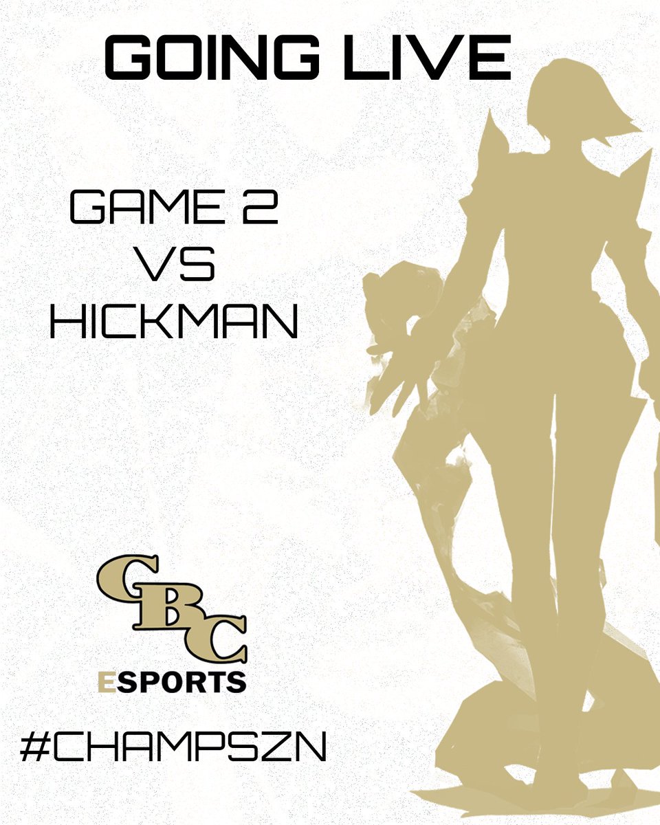 EsportsCBC's tweet photo. Do or die! Round 1 of losers bracket against Hickman!
#CHAMPSZN #CBCWin https://t.co/0ii2qZtsyq