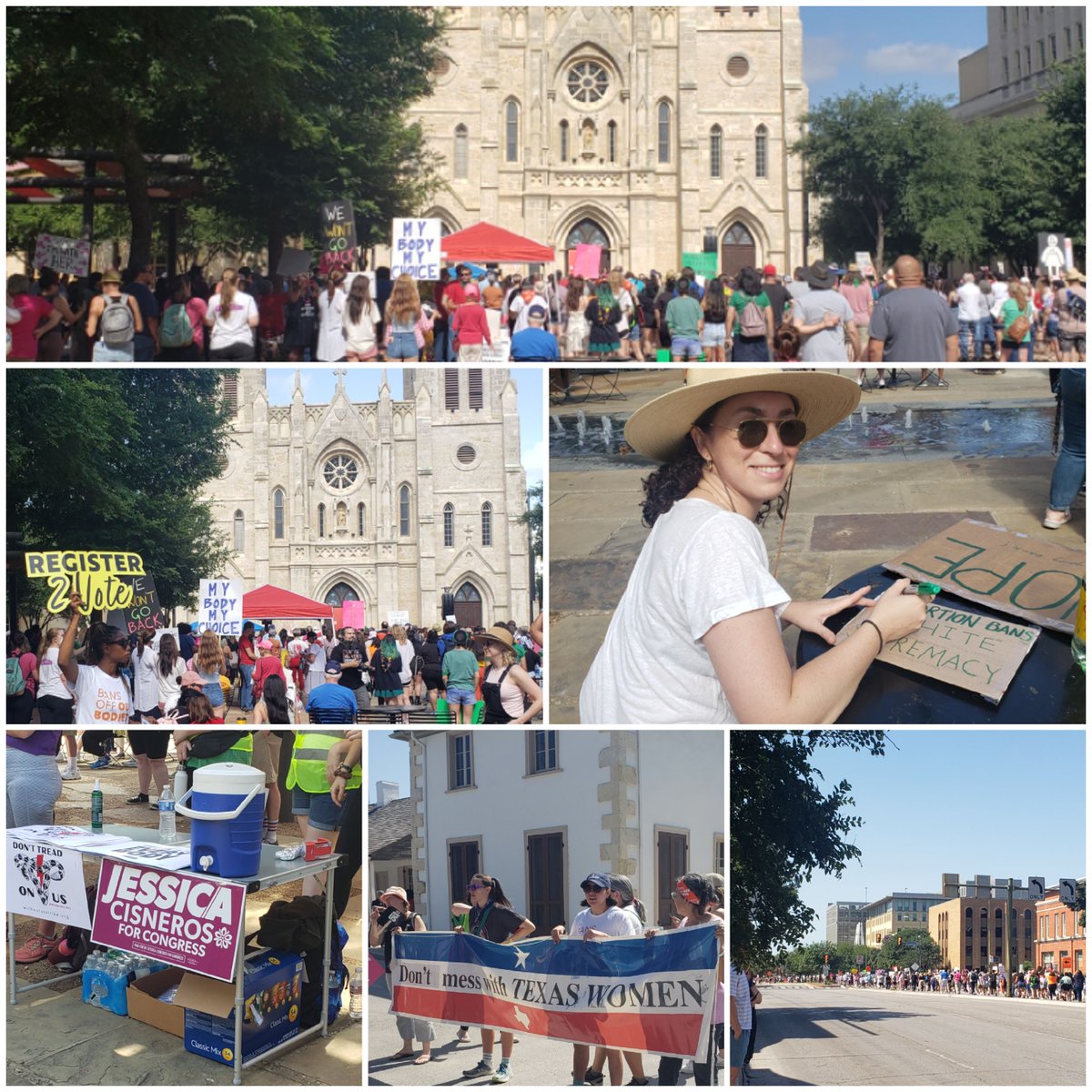 bernardy_peggy's tweet photo. #BansOffOurBodies Rally and March in #SanAntonio With you in spirit #IndivisibleYolo https://t.co/1GNnpaniet