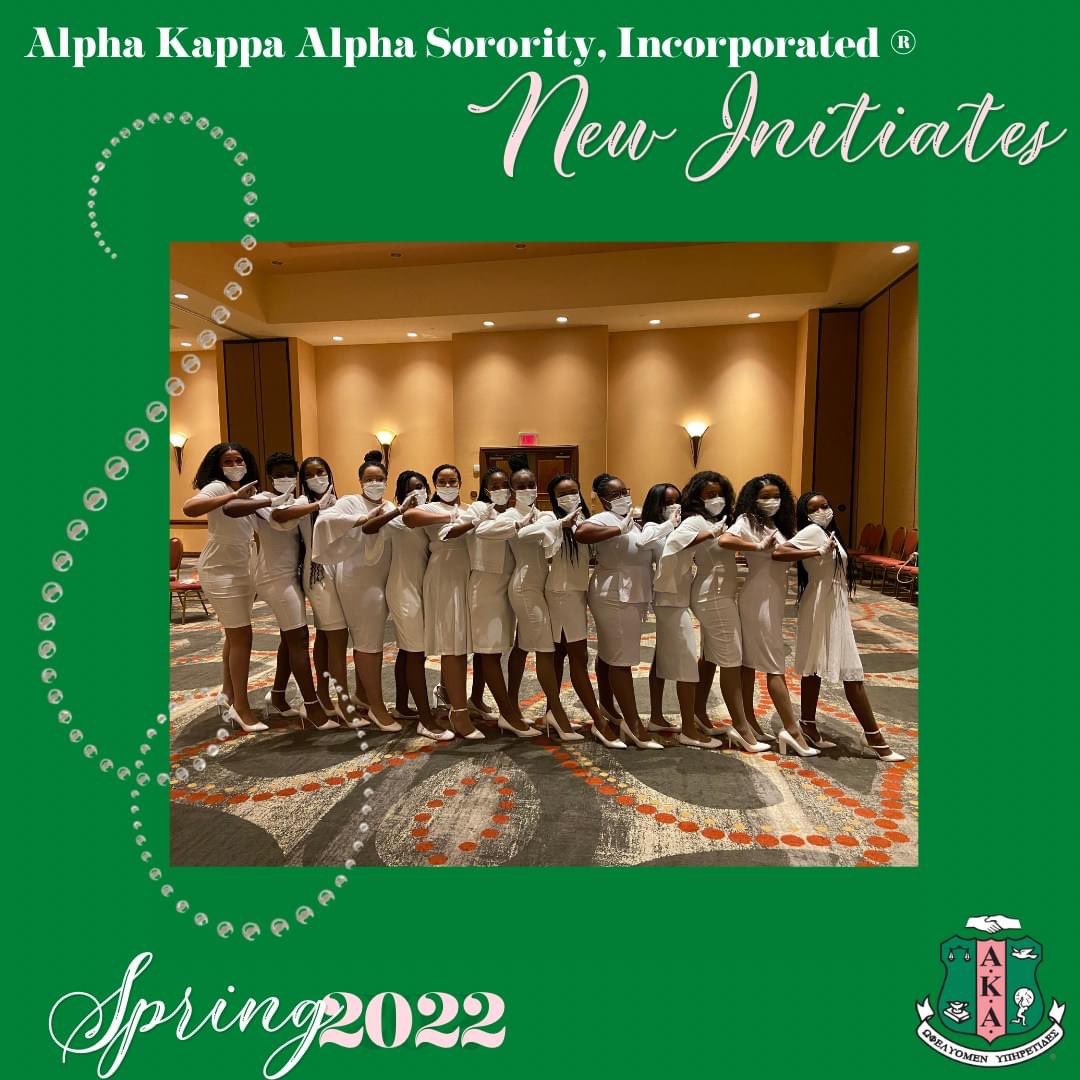 SouthCentralAKA's tweet photo. They are pretty in pink and gorgeous in green the Sigma Epsilon Chapter's Spring 2022 sisters are now on the scene. South Central, welcome THEE 14 K.A.R.A.T.S at Texas State University.
#AKA1908 #WeAreSouthCentral #SigmaEpsilon #NewMemberSpotlight #TexasStateUniversity https://t.co/wcfEKiV5BI