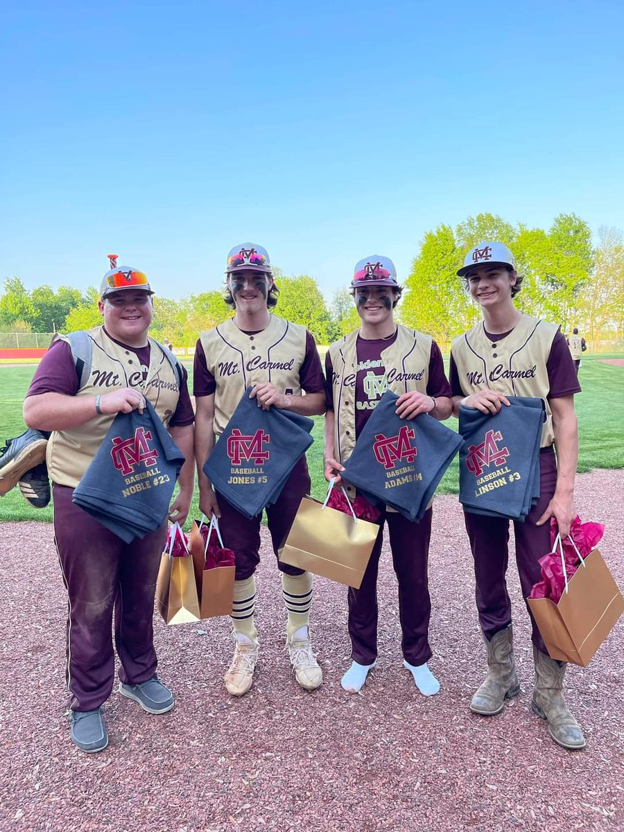 mcacesbaseball's tweet photo. Congratulations to our seniors on their graduation and another shout-out to our own @GehrigJones for being named the salutatorian. @noahnoble5 @ConnerAdams199 Reese Linson https://t.co/E1wn1nPE64