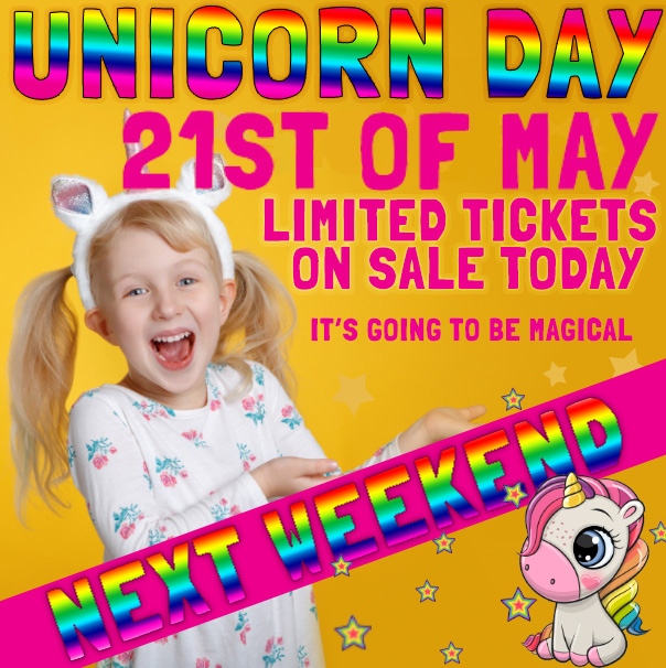 MiniPonyDevon's tweet image. 🤪 OMG 🤪 THIS IS NEXT WEEKEND 🤪

have you booked your tickets yet? few remain on sale so get in early and pre-book today for a magical weekend ahead! 

l8r.it/1qJx

#DevonsTopAttractions #devon #devonrex #torquay #dartmoor #swisbest #minatureponycentre