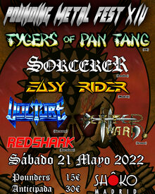 shokomadrid's tweet photo. Después de 2 años de obligado parón, el 21 de mayo vuelve Pounding Metal Fest!!! La sala Shoko, en pleno centro de Madrid y con unas condiciones de sonido impresionantes, acogerá la decimocuarta edición del Pounding Metal Fest.

Nos vemos este 21 de Mayo! https://t.co/oxnkA9jH2A