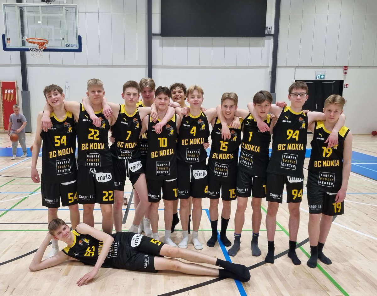 BC Nokian U15-pojat SM-finaaliin! KTP kaatuu välierissä numeroin 80-100!!! #meolemmeBCNokia <a href="/Nokiankaupunki/">Nokian kaupunki</a> <a href="/BCNokia/">BC NOKIA</a>