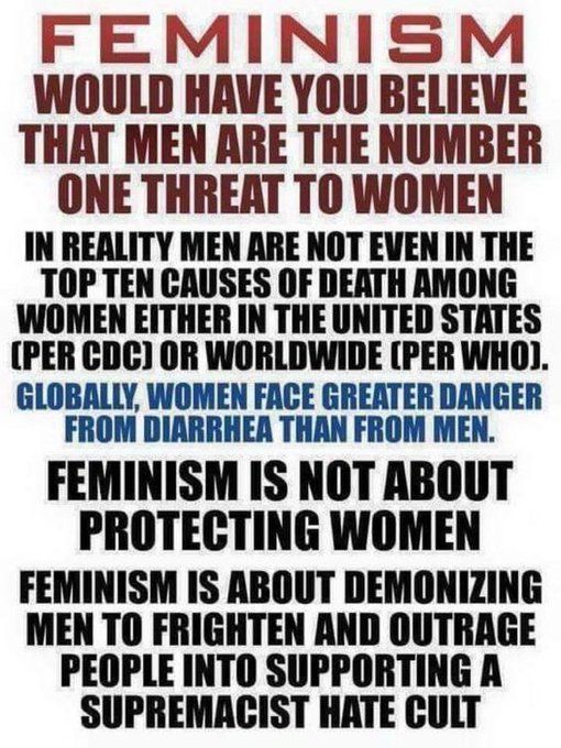 GwenEvaBearLuvs's tweet photo. No commentary necessary on my part.
#FeminismIsCancer 
#FeminismIsDisease 
#SaveAllMen 
#SayNoToMisandry https://t.co/1rSFcOEAAk