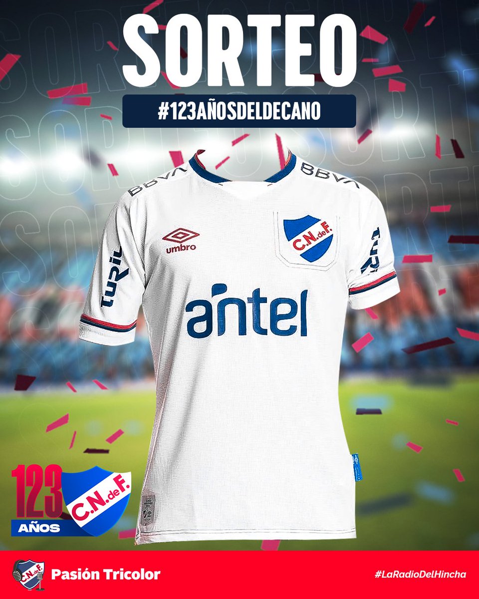 PasionTricolor1's tweet photo. SORTEO 1️⃣2️⃣3️⃣

LA CAMISETA DEL BOLSO ES LO MÁS GRANDE QUE HAY ����🇳🇱

Participan todos los que hagan RT y    comenten lo que es NACIONAL en tu vida @ a tus amigos tricolores usando el # #123añosdelDecano

¡SORTEO, hoy 23hs! https://t.co/gNz8MFPbsj
