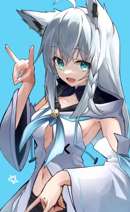 #絵フブキ #イラスト 