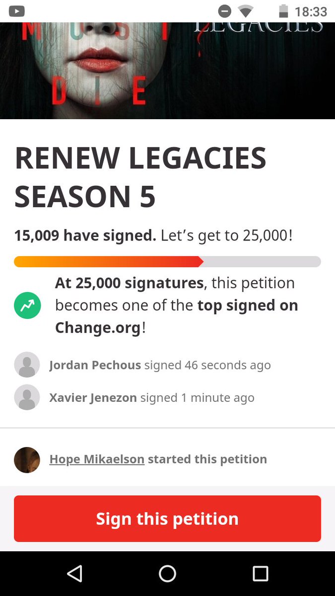 2liv23's tweet photo. This has reached over 15k
#legacies #savelegacies @legaciesw @julieplec https://t.co/qdMtx7fD4u