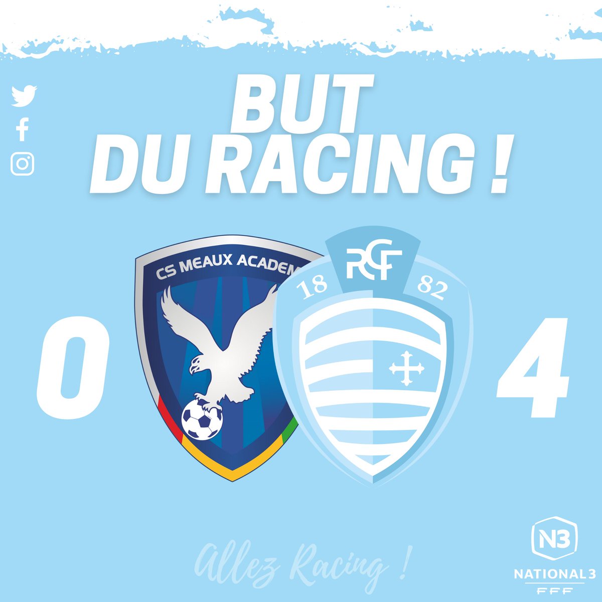 racing_cff's tweet photo. [𝗠𝗘𝗔𝗨𝗫 - 𝗥𝗔𝗖𝗜𝗡𝗚]

⏱️ 72' | AU TOUR DE SABRI DAOUADJI, SON PREMIER BUT DE LA SAISON ! 👊

#CSMRacing 0️⃣-4️⃣ | #AllezRacing https://t.co/t9BVinT9yQ