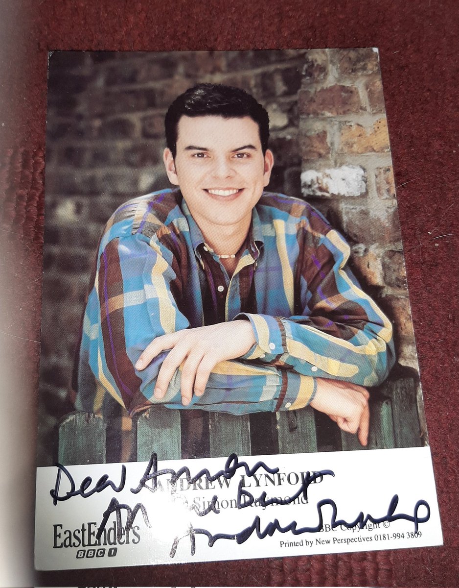 SimonAndTonyFan's tweet photo. I had a reply from @LynfordTweets yesterday! So happy and grateful that he took time while back in the UK to reply to me. Andrew has always made time also to reply to me on Instagram dms. Thank you again Andrew! 💓 your the best. Now got to write to @markjhomer next. #EastEnders https://t.co/4UPyATrrEP