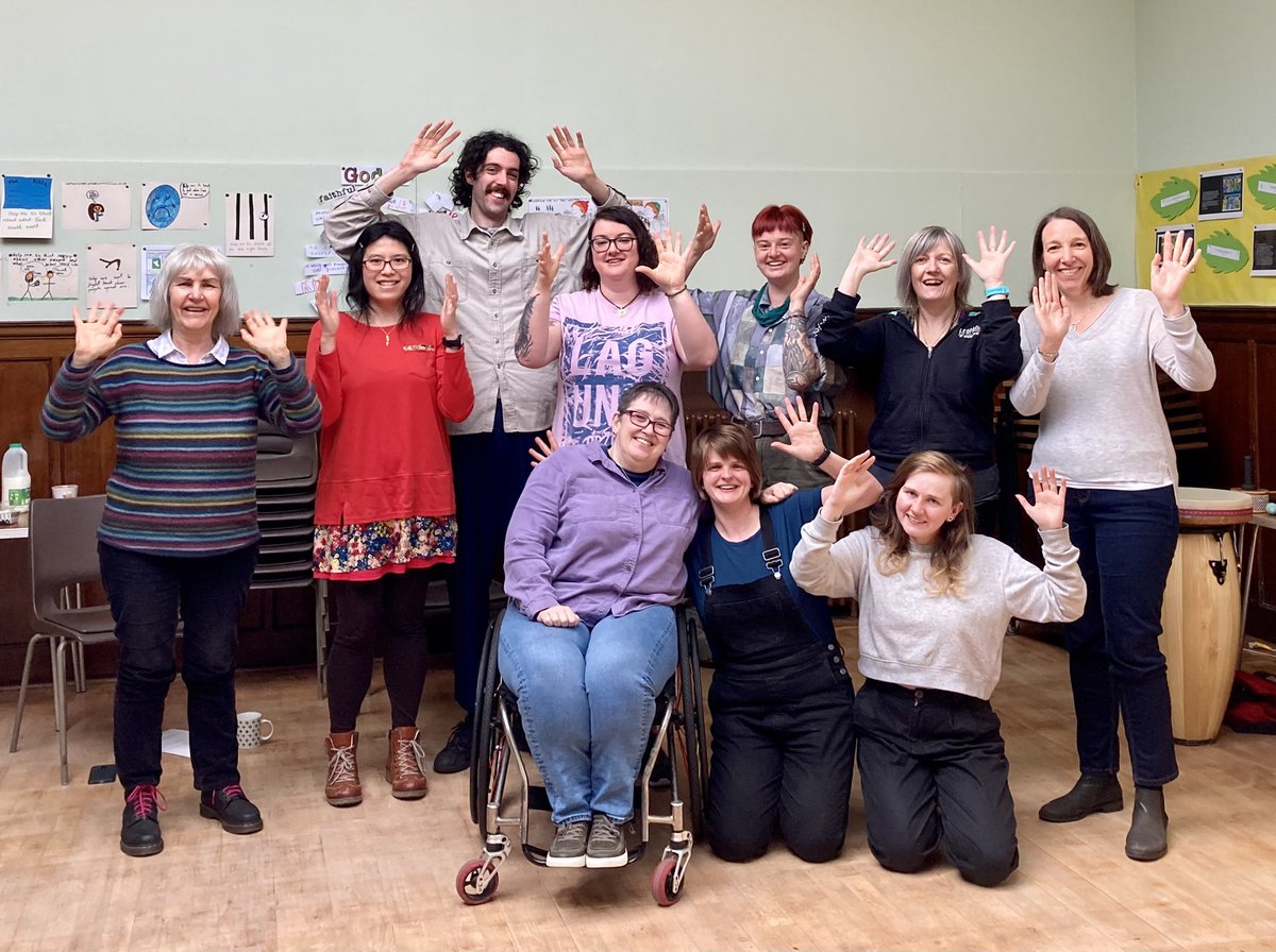 HearMyMusic's tweet photo. Fantastic music training session today with Mary Bell - signed song, musical stories, feeling sound. Inspirational!
#music #communitymusic #deafmusician #musicforall #musicinthecommunity #access #bsl #inspirational #hearmymusic https://t.co/Pfv7ehbyN3