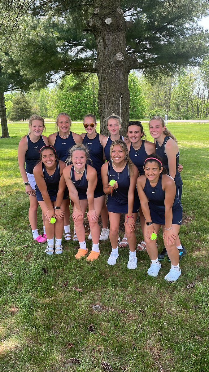 FCMustangTennis's tweet photo. First time in Coach Webb and I’s 41 WRC tournaments (boys and girls) that our entire team has advanced to semifinals of WRC. https://t.co/Ur4lYjTf97