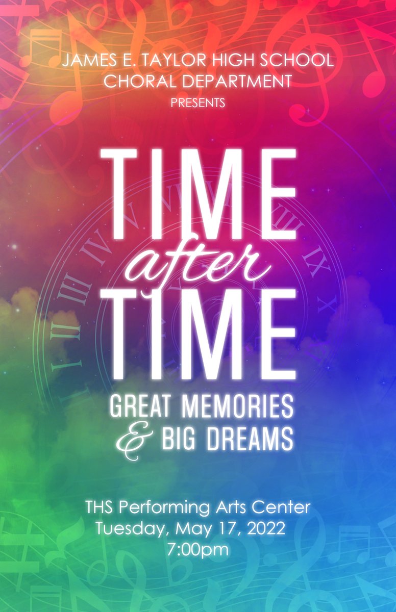 Make plans to join us for Taylor Choir's final show of the year! <a href="/THS_Mustangs/">James E. Taylor High School</a>