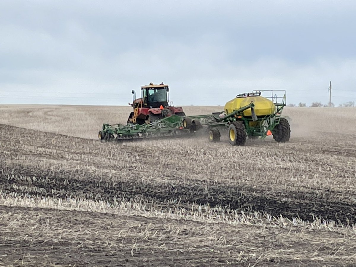 DaveUlan's tweet photo. #Plant22 @AllianceSeed #AACRedberry going in the ground near Lloydminster @AglandCo @Versatileag1 https://t.co/6mbS1qhRhT