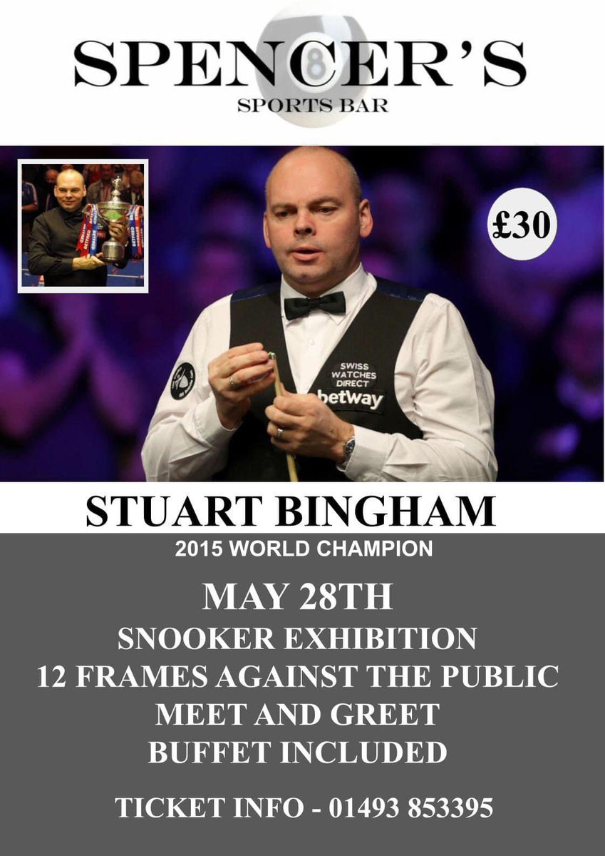 PeterHarrison24's tweet photo. Looking forward to this @Stuart__Bingham https://t.co/C0rI5ANTSu