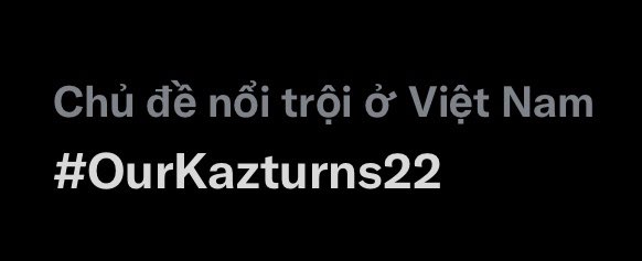 OnlyKazVN's tweet photo. Wow amazing guys. 

Keep going

 #OurKazturns22 

Happy Kaz’s Day 💙💙💙 https://t.co/jo5832bbvF