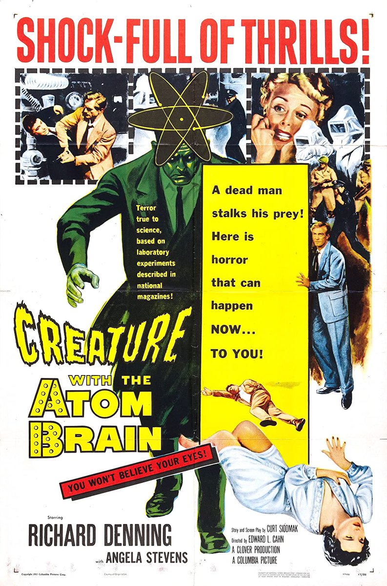 kaospheric's tweet photo. #NowWatching📺 "Creature with the Atom Brain" (1955) from @ArrowFilmsVideo's Cold War Creatures box set #film🎥 #FilmTwitter🎞 #FilmForever📼 #PhysicalMedia💿 #SamKatzman #KAOS🌐 https://t.co/K4Wwbgm3y0
