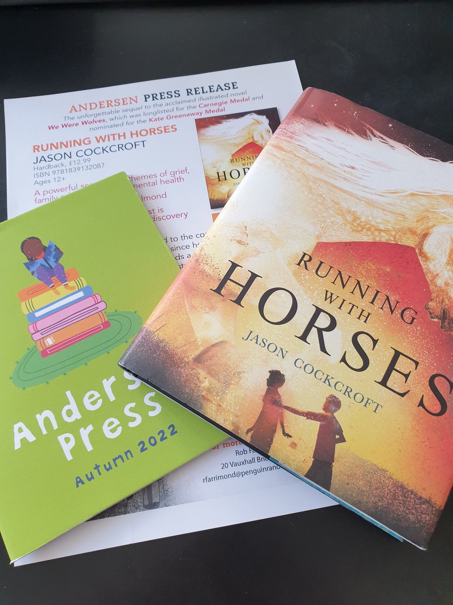 bcb567's tweet photo. Exciting book post- a sequel to #wewerewolves! Running With Horses is as beautifully crafted - can't wait to read it. There's also some brilliant books to come this autumn too. Thank you @AndersenPress @CockcroftJason https://t.co/un3Me5aR8C