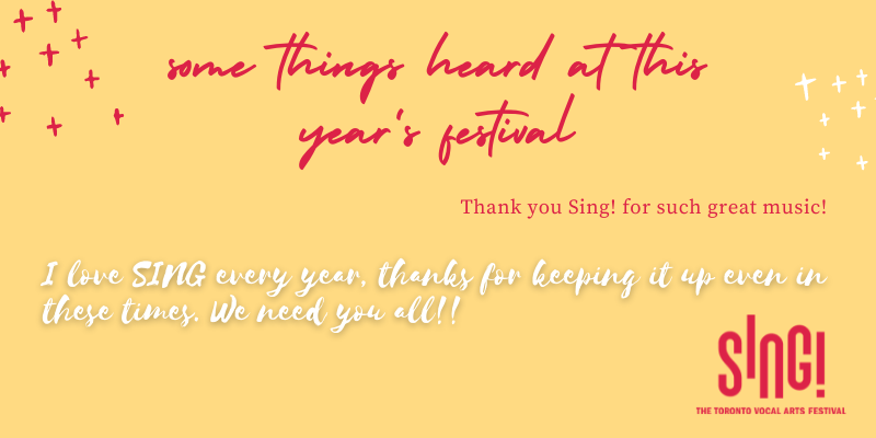 SingToronto's tweet photo. Another year’s festival has finished – did you attend? We value your feedback and would love to hear from you. Please tweet us, message us or email us at socialmedia@singtoronto.com to share your experience. #SING2022 #MusicFestival https://t.co/GsSlYZBFuK