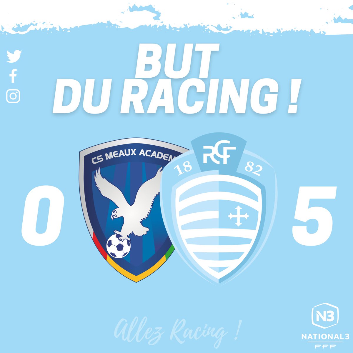 racing_cff's tweet photo. [𝗠𝗘𝗔𝗨𝗫 - 𝗥𝗔𝗖𝗜𝗡𝗚]

⏱️ 85' | C'EST TROP ! LE MISSILE INCROYABLE D'ADAMA CAMARAAAAAA ! 😳⚡

#CSMRacing 0️⃣-5️⃣ | #AllezRacing https://t.co/XBmlX6xvhm